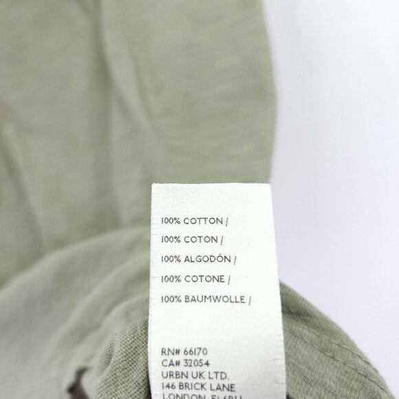 Free People Boxy Tee Small You Rock Relaxed Boho Casual Cropped Green - Picture 9 of 13